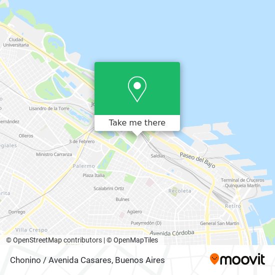 Chonino / Avenida Casares map