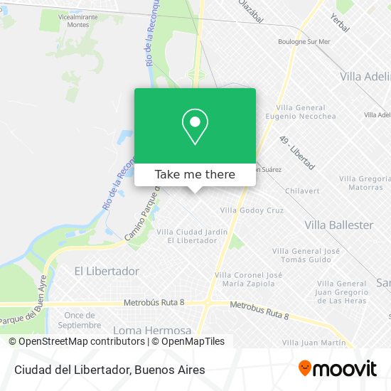 Mapa de Ciudad del Libertador