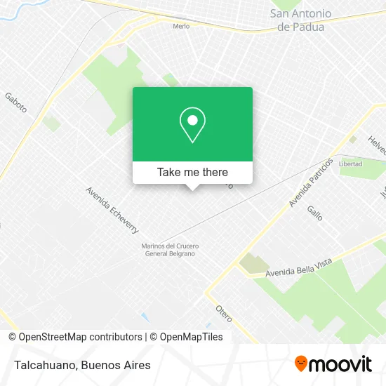Talcahuano map