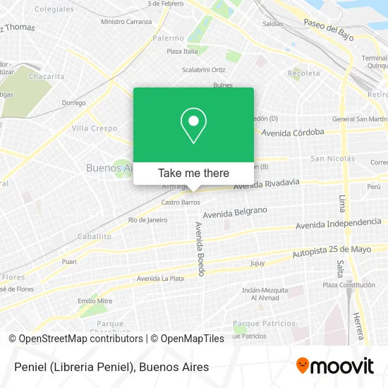 Peniel (Libreria Peniel) map
