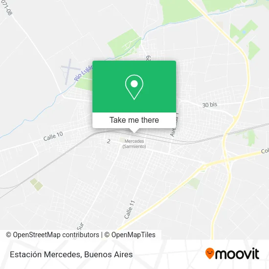 Mapa de Estación Mercedes