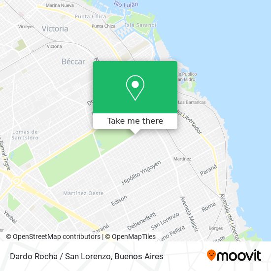 Dardo Rocha / San Lorenzo map