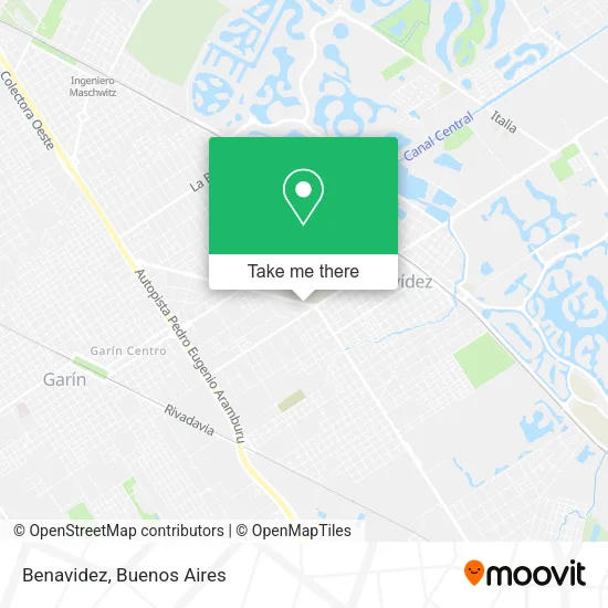 Benavidez map