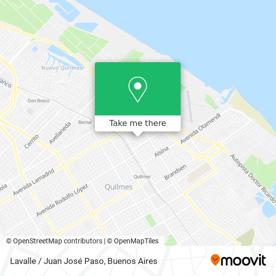 Lavalle / Juan José Paso map