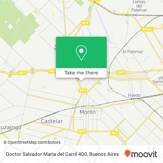 Doctor Salvador María del Carril 400 map