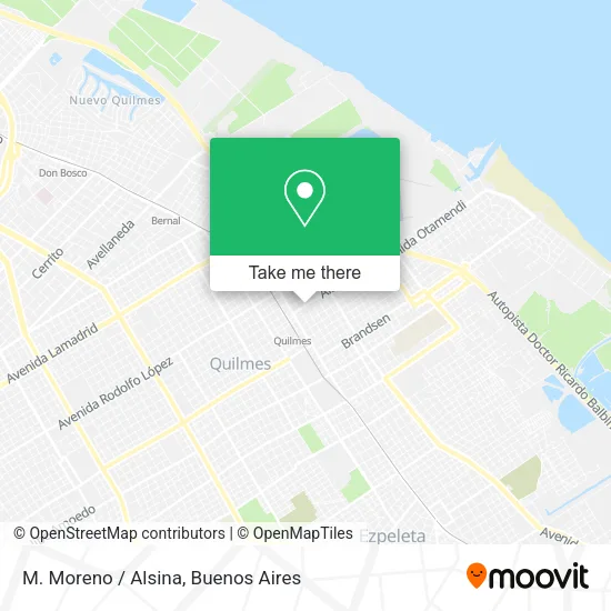 M. Moreno / Alsina map