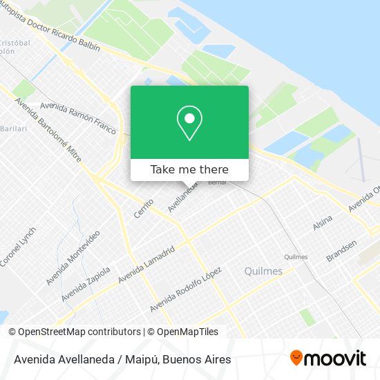 Avenida Avellaneda / Maipú map
