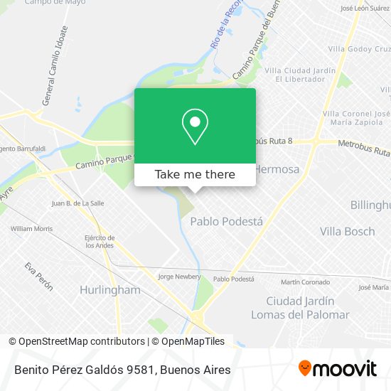 Benito Pérez Galdós 9581 map