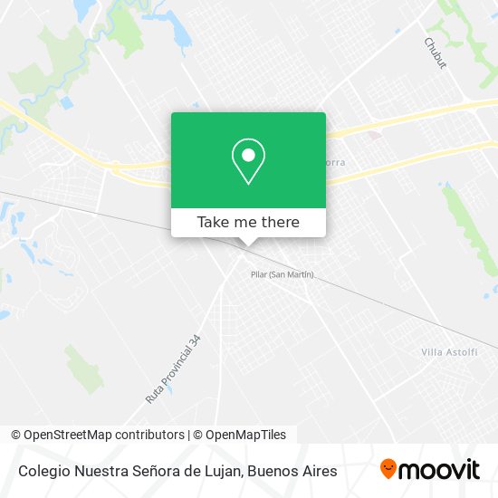 Colegio Nuestra Señora de Lujan map
