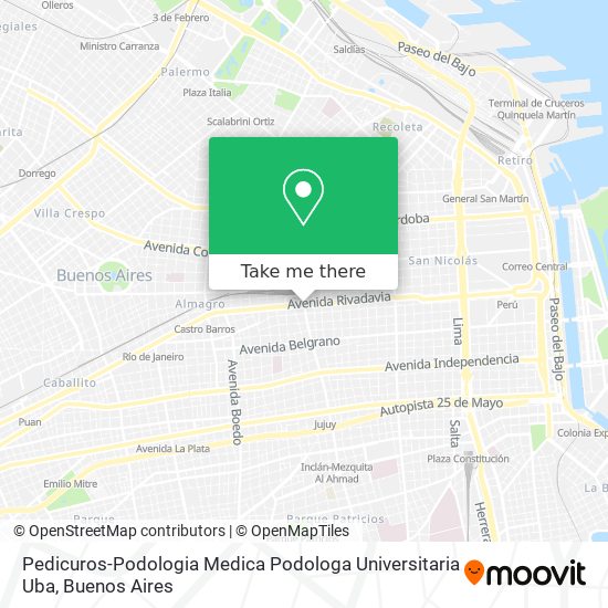 Pedicuros-Podologia Medica Podologa Universitaria Uba map
