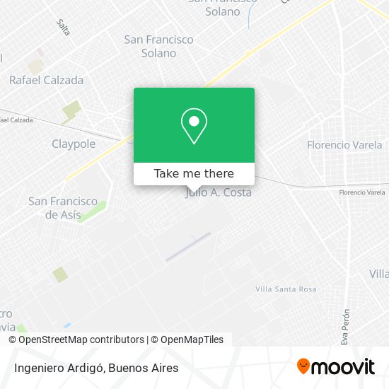 Ingeniero Ardigó map