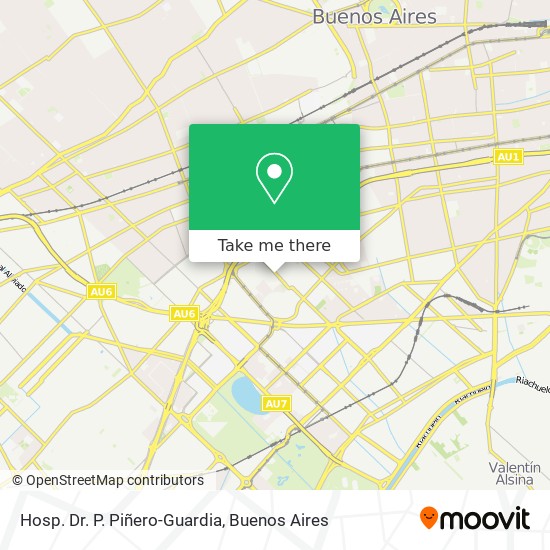 Mapa de Hosp. Dr. P. Piñero-Guardia