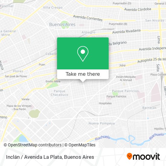 Inclán / Avenida La Plata map