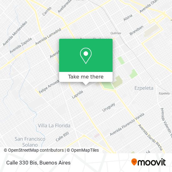 Mapa de Calle 330 Bis