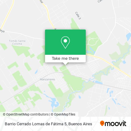Barrio Cerrado Lomas de Fátima 5 map