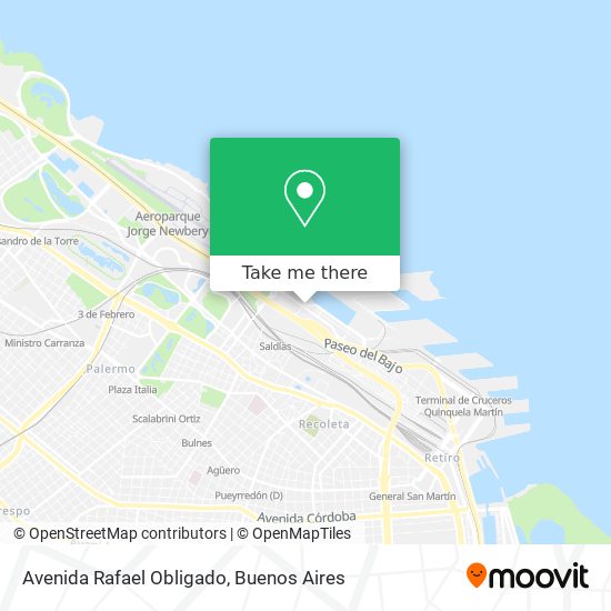 Mapa de Avenida Rafael Obligado