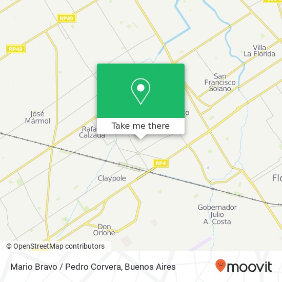 Mario Bravo / Pedro Corvera map