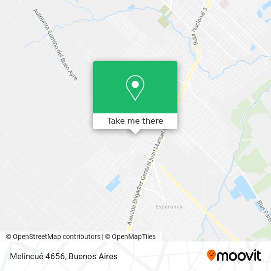 Melincué 4656 map