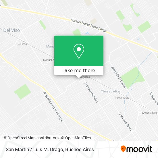 Mapa de San Martín / Luis M. Drago