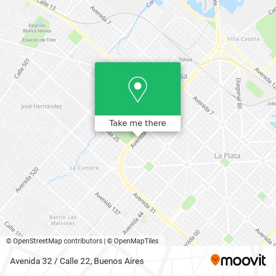 Avenida 32 / Calle 22 map