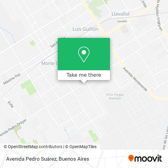 Avenida Pedro Suárez map