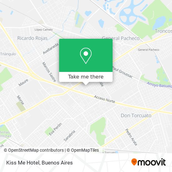 Kiss Me Hotel map