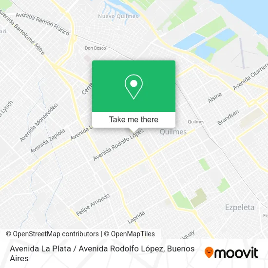 Mapa de Avenida La Plata / Avenida Rodolfo López