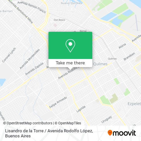 Mapa de Lisandro de la Torre / Avenida Rodolfo López