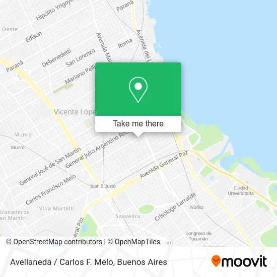 Avellaneda / Carlos F. Melo map