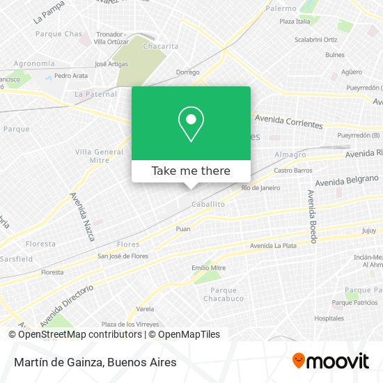 Mapa de Martín de Gainza