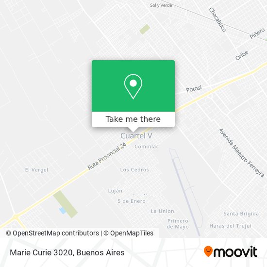 Marie Curie 3020 map