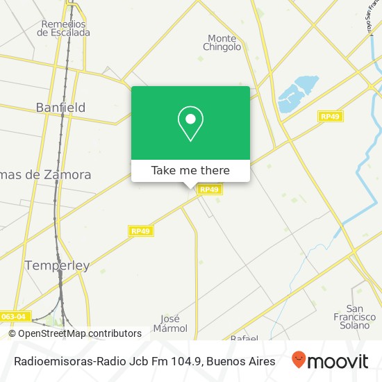 Radioemisoras-Radio Jcb Fm 104.9 map
