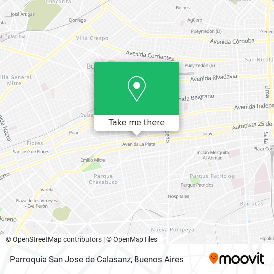 Parroquia San Jose de Calasanz map