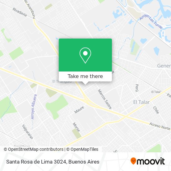 Santa Rosa de Lima 3024 map