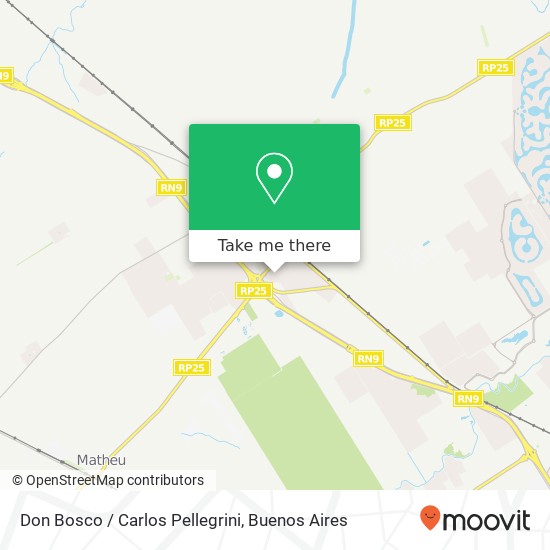 Don Bosco / Carlos Pellegrini map