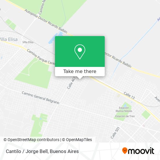 Cantilo / Jorge Bell map