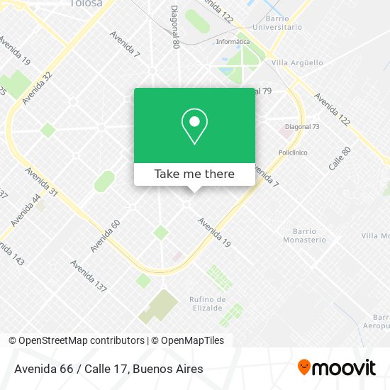 Avenida 66 / Calle 17 map