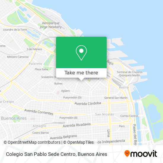 Colegio San Pablo Sede Centro map