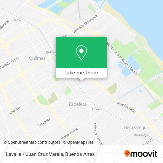 Mapa de Lavalle / Juan Cruz Varela