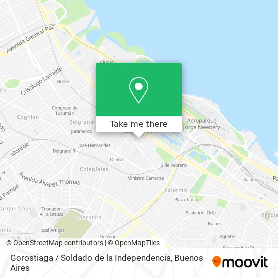 Mapa de Gorostiaga / Soldado de la Independencia