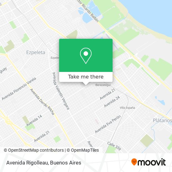 Mapa de Avenida Rigolleau