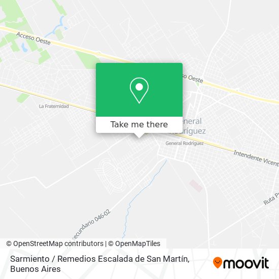 Mapa de Sarmiento / Remedios Escalada de San Martín