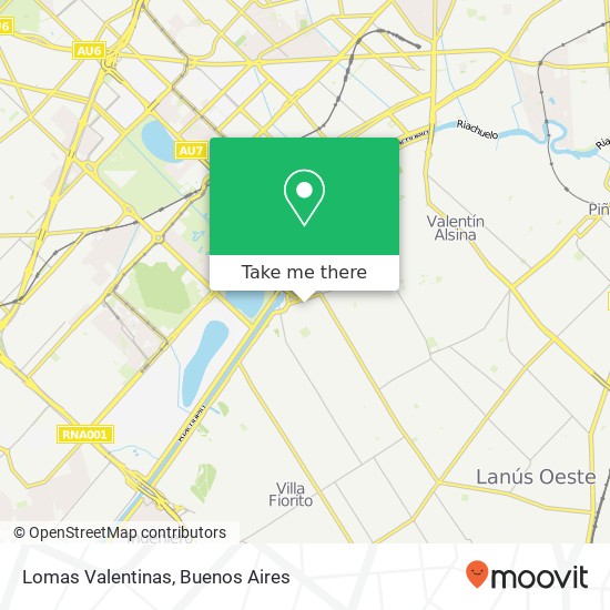 Lomas Valentinas map