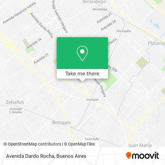 Avenida Dardo Rocha map