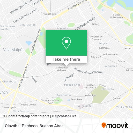 Olazábal-Pacheco map