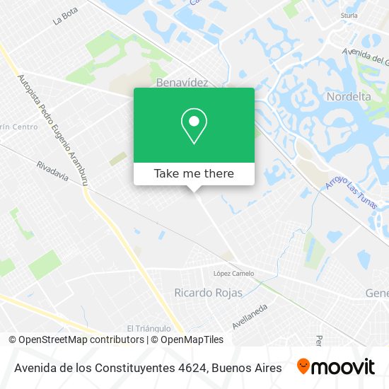 Mapa de Avenida de los Constituyentes 4624