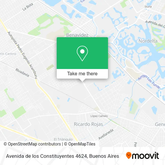 Mapa de Avenida de los Constituyentes 4624
