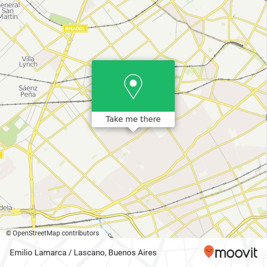 Mapa de Emilio Lamarca / Lascano