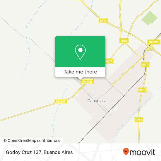 Godoy Cruz 137 map