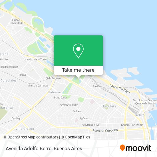 Avenida Adolfo Berro map